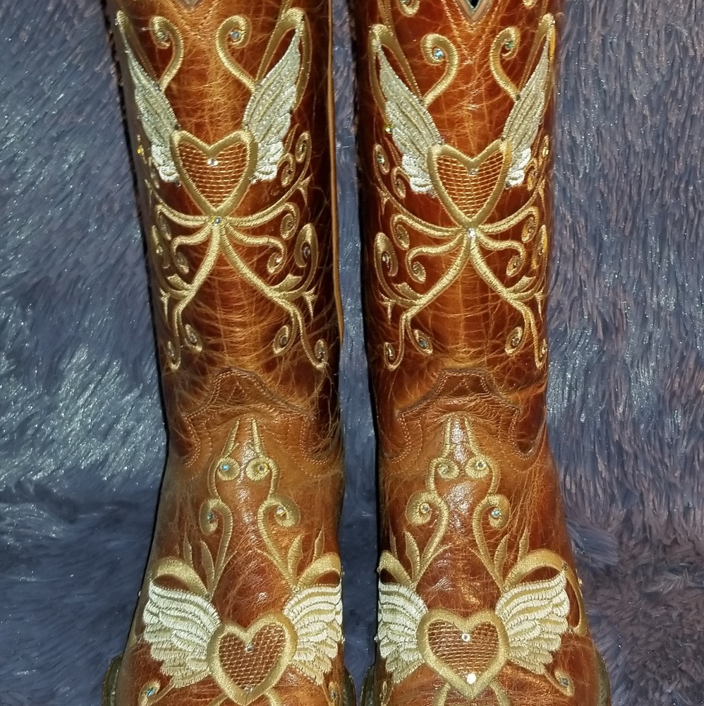 Custom Bejeweled Vintage Cowboy Boots